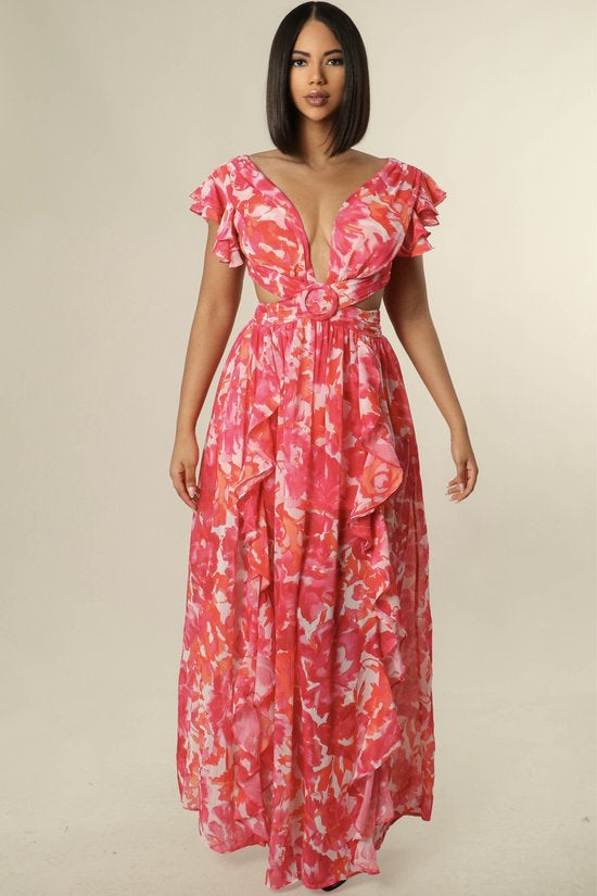 The Floral Me Maxi Dress
